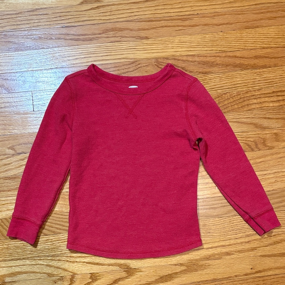 4/$20 Old navy EUC 4T waffle knit thermal style long sleeve